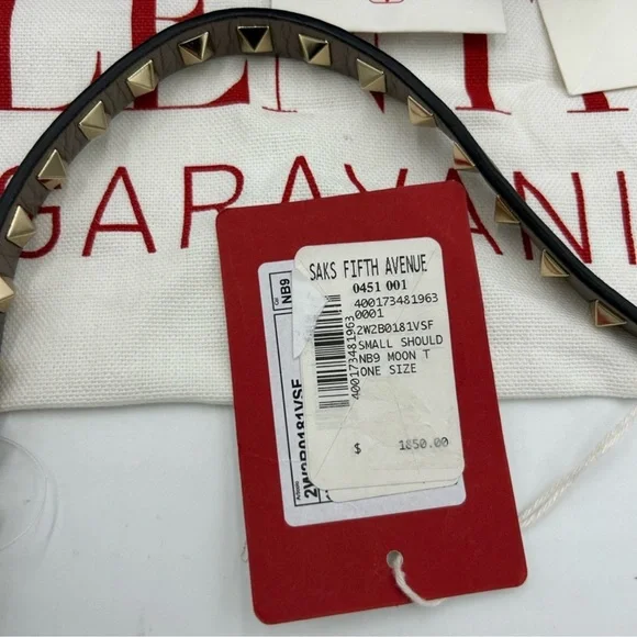 SOLD!!!! Women’s Valentino Garavani grey calf, skin leather shoulder bag - Picture 13 of 16